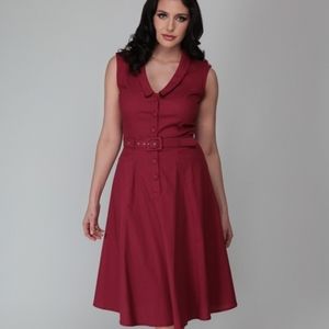 Collectif Cranberry Dress.